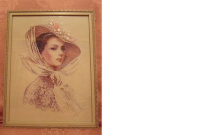 Оформление вышивок «Бархатный вечер» и «Сиреневый вечер» №9843