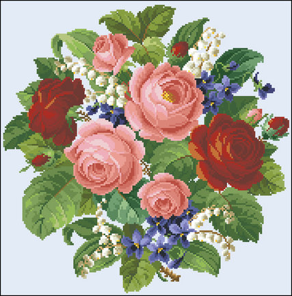 Старинная вышивка №10023