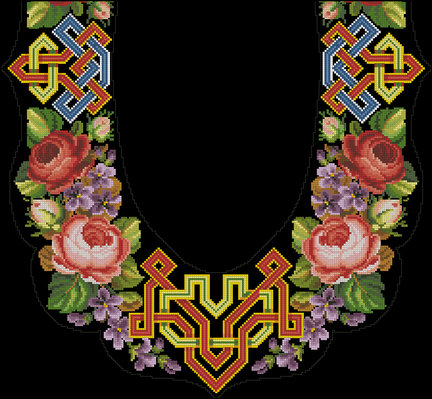 Старинная вышивка №10039