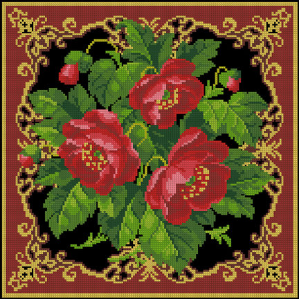 Старинная вышивка №10045