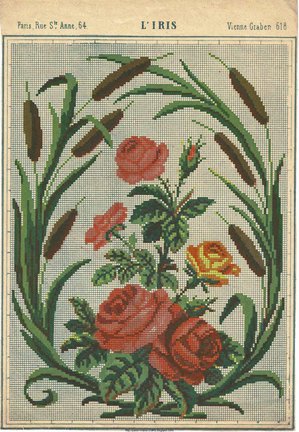 Старинная вышивка №10150