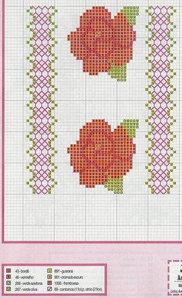 Небольшие цветы и бордюры №20010