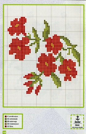 Небольшие цветы и бордюры №20030