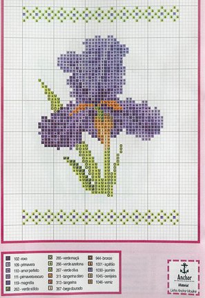 Небольшие цветы и бордюры №20070