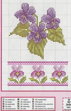 Небольшие цветы и бордюры №20071