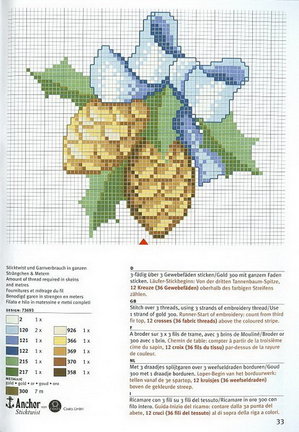 Небольшие цветы и бордюры №20091