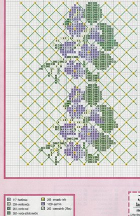 Небольшие цветы и бордюры №20102