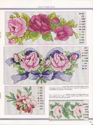 Небольшие цветы и бордюры №20164