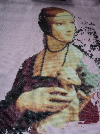 Дама с горностаем №21690