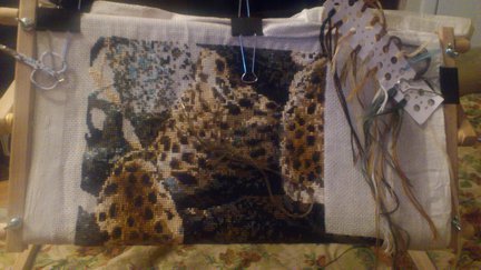 Гепард на ветке №25299