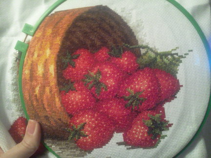 Картина для кухонного интерьера «Сладкая ягода» №25495