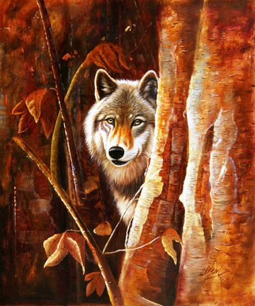 Волки (собираем картинки) №27913