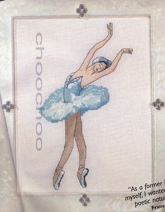 Схемы вышивки на тему «балет, танец» №32692