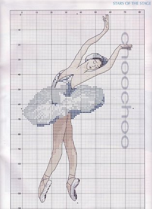Схемы вышивки на тему «балет, танец» №32693