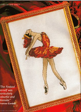 Схемы вышивки на тему «балет, танец» №32696
