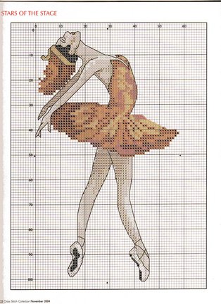 Схемы вышивки на тему «балет, танец» №32697