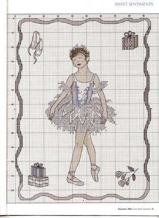 Схемы вышивки на тему «балет, танец» №32715