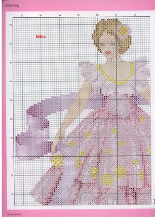 Схемы вышивки на тему «балет, танец» №32727