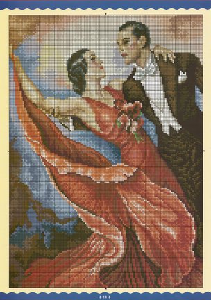 Схемы вышивки на тему «балет, танец» №32749