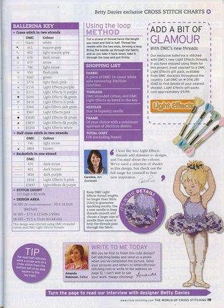 Схемы вышивки на тему «балет, танец» №32814