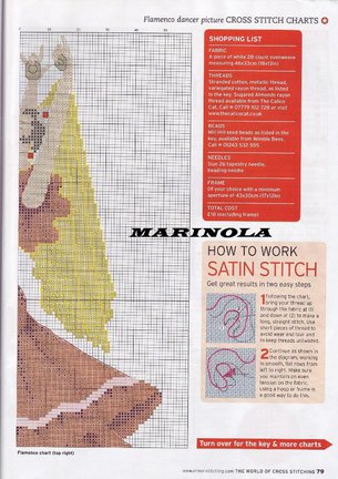 Схемы вышивки на тему «балет, танец» №32821