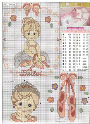 Схемы вышивки на тему «балет, танец» №33001