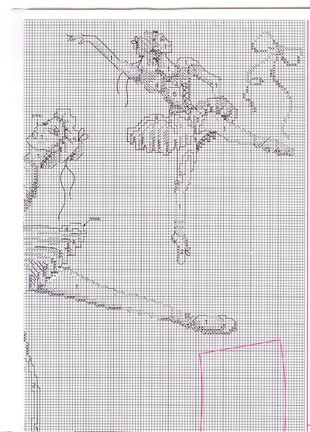 Схемы вышивки на тему «балет, танец» №33490