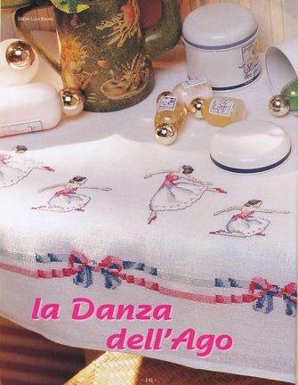 Схемы вышивки на тему «балет, танец» №33692