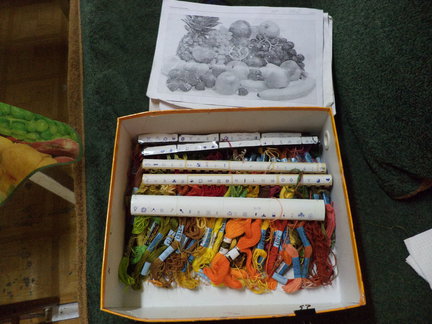 Как вы наматываете мулине на бобины? №35957