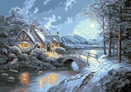 Собираем схемы вышивок фирмы Candamar и других по мотивам картин №37860