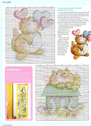 Схема котов на рубашку №39156