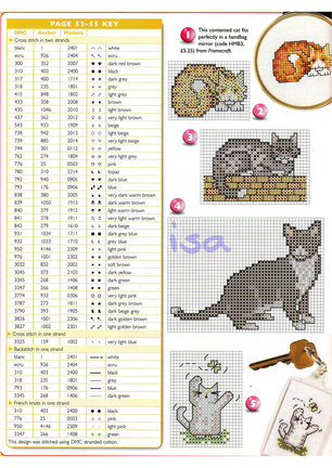 Схема котов на рубашку №39178