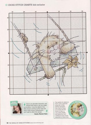 Схема котов на рубашку №39242