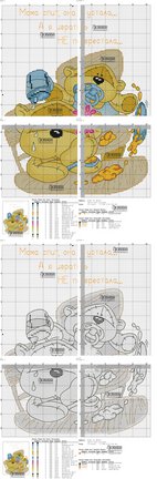 Делюсь схемами мишек №39810