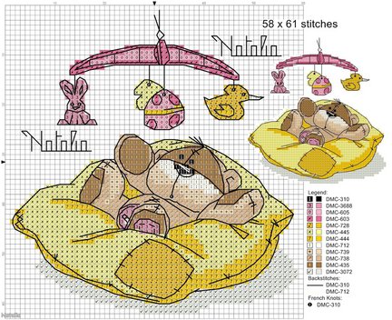 Делюсь схемами мишек №39824