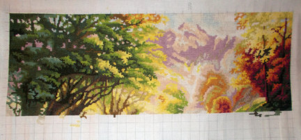 Процесс «Осенью у ручья» №39944