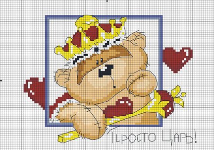 Делюсь схемами мишек №39990