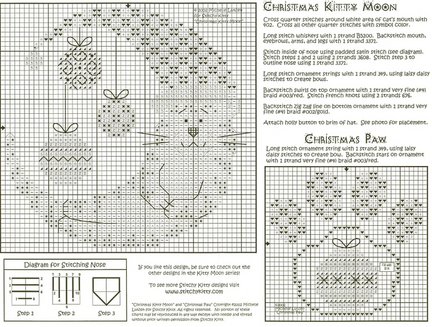 Схема котов на рубашку №40121