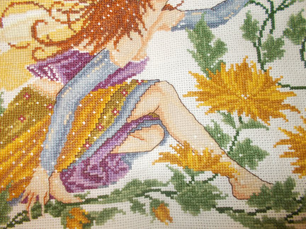 Фея Хризантем из журнала «Вышиваю крестиком» №43283