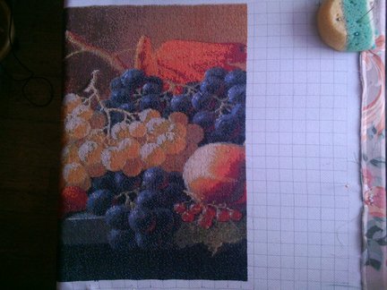 Мой натюрморт с виноградом (процесс) №43568