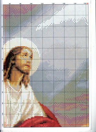 Красивые вышивки с небольшой цветовой гаммой №48393