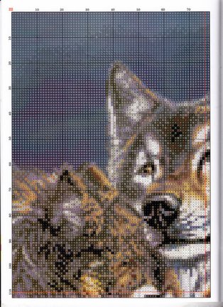 Красивые вышивки с небольшой цветовой гаммой №48396