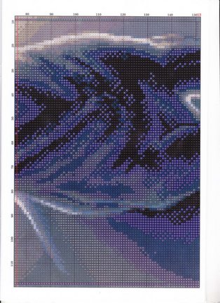 Красивые вышивки с небольшой цветовой гаммой №48419