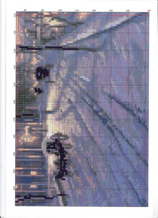 Красивые вышивки с небольшой цветовой гаммой №48443