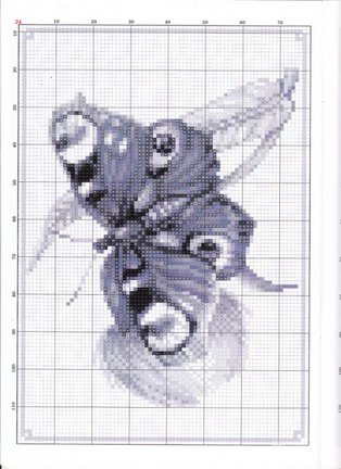 Красивые вышивки с небольшой цветовой гаммой №48451
