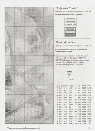 Делюсь схемами: Подушки №49067