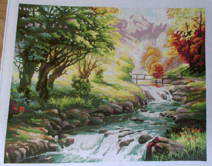 Процесс «Осенью у ручья» №53001