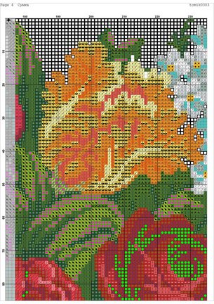 Схема вышивки кошелька №57618