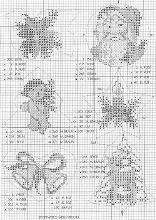 Ищу мини схемки на новогоднюю тематику №59603