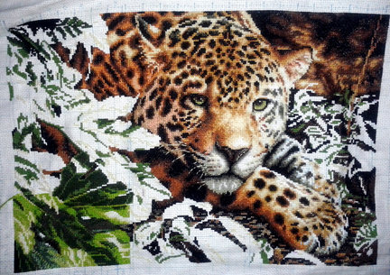 Предлагаю совместный процесс «Leopard in Repose» №60128